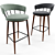 Custom-made Meru Bar Stool 3D model small image 1