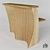 Ph Parametric Home: Stylish Reception Desk 3D model small image 1