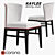 Sleek Kaylee Dining Chair 3D model small image 1