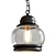 Sleek Tri-Cone Pendant Light 3D model small image 2