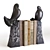 Elegant Dove Bookends: Set of 2 3D model small image 1