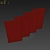 Stone Surface Slabs: 4-Piece Set 3D model small image 2