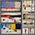 Title: Modern Style: Set of 9 Paintings (36x36, 48x24) 3D model small image 1