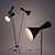 Stilnovo Style Floor Lamp 3D model small image 2