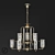 Elegant 9-Light Chandelier Terandpet 3D model small image 1