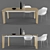 B&B Italia Oskar Table: Sleek Design, Choice of Materials 3D model small image 1