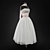 Elegant Wedding Dress - Vray and Corona Compatible 3D model small image 1