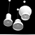 Modern Pendant Lamp Set with Formakami Design 3D model small image 3