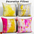 Decorative Pillow Set - Yellow and Gray 3D model small image 1