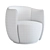 Capitalcollection Audrey M: Elegant Designer Armchair 3D model small image 3