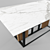 Sleek Dining Table - 1000x1800x750mm 3D model small image 2