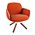 Haworth Collaborative Lounge Chair 3D model small image 1