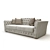 Sleek Simpatico Sofa 3D model small image 1