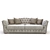 Sleek Simpatico Sofa 3D model small image 2