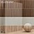 Seamless Wood/Veneer Material Set 3D model small image 1