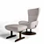 Elegant Leather Giorgetti Armchair 3D model small image 1