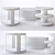 Elegant Bernhardt Profile Round Tables 3D model small image 3