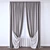 Elegant Drapery Curtain 3D model small image 1