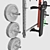 Home Gym CrossFit Wall Rack 3D model small image 3