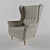 Comfortable and Stylish: IKEA Strandmon 3D model small image 1