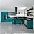 Diesel Social Kitchen: The Ultimate Stylish Space! 3D model small image 2