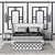 Casamilano VANITY Bed and Bench Set 3D model small image 3