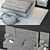 Luxury Zadie Tufted Bed: Elegant Restoration Hardware 3D model small image 3