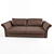 Vincent Leather Sofa 3D model small image 2