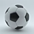 VividStrike Soccer Ball 3D model small image 1