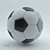 VividStrike Soccer Ball 3D model small image 3