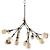 Porcelain Affinity Chandelier 3D model small image 2