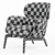 Contemporary Comfort: Luca Nichetto Elysia Chair 3D model small image 2