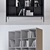 Modular Glass Cabinet: Rimadesio Self Up 3D model small image 2