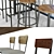 Title: Industrial Loft Bar Set 3D model small image 3