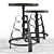 3 Sisters Stool: Elegant and Versatile Seating Solution 3D model small image 3