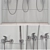 Ravak Set 10: Ultimate Bath and Shower Mixers 3D model small image 3