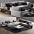 Argo Sofa: Contemporary Design by Mauro Lipparini 3D model small image 1