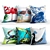 Cozy Cushion Set: 45x45cm Comfort 3D model small image 1