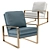 Elegant Bernhardt Tobin Chair 3D model small image 1