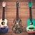 Colorful Decorative Ukulele Trio 3D model small image 2