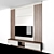 Modern Molding TV Zone 3D model small image 2