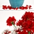 Carnation Bouquet: Stunning Red Flowers 3D model small image 2