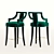 EANDA Bar Stool: Elegant, Stylish and Comfortable 3D model small image 1