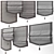 4-in-1 Roman Blind Set 3D model small image 2