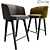 Elegance in Motion: Minotti Creed Counter Stool 3D model small image 1