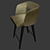 Elegance in Motion: Minotti Creed Counter Stool 3D model small image 2