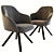 Remus S Dining Chair: Sleek, Comfortable, and Stylish 3D model small image 1