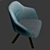 Remus S Dining Chair: Sleek, Comfortable, and Stylish 3D model small image 2