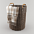 ASTER Woven Tote Basket - Stylish and Spacious! 3D model small image 1