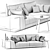 Argo Gray Sofa - Elegant Design by Mauro Lipparini 3D model small image 3